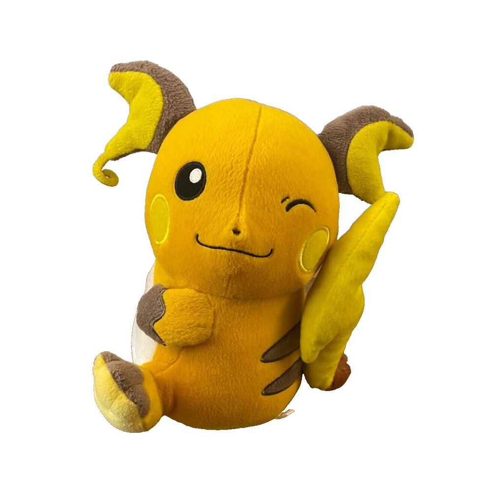 Pokemon Raichu Hug Me Plush Doll Banpresto 12 Inch Winking Eye‎ Anime